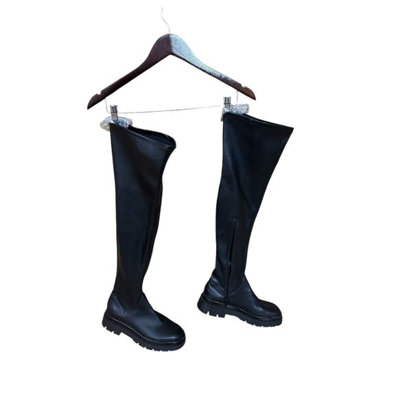 Steve Madden gibbs over the knee boots in black - Picture 4 of 10